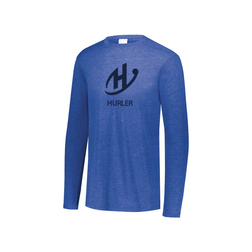 [3076.U55.S-LOGO2] Youth LS Ultra-blend T-Shirt (Youth S, Royal, Logo 2)