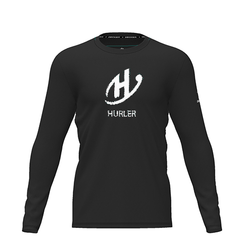 [CUS-DRIF-TEES-PER-CNK-LSL-BLK-YXS-LOGO2] Dri Fit Performance T-Shirt (Youth XS, Black, Logo 2, Long Sleeve)