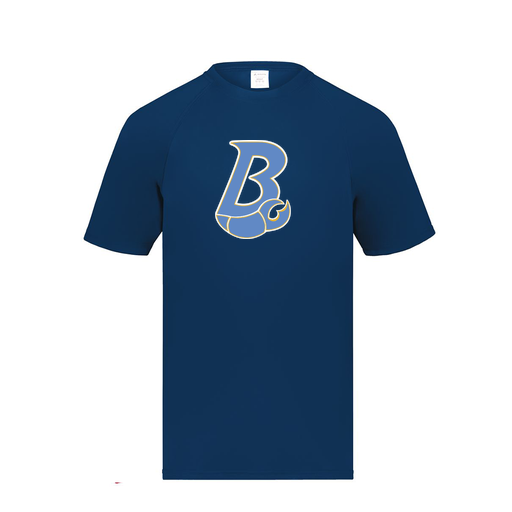 [2790.065.S-LOGO1] Men's Smooth Sport T-Shirt (Adult S, Navy, Logo 1)