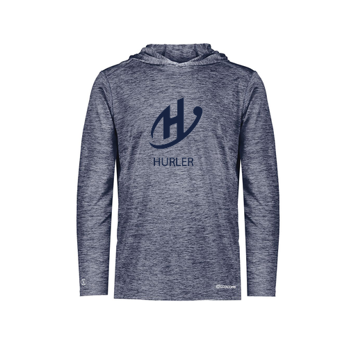 [FOLHCGNV-YS-LOGO2] Decker Youth Charge Hoodie (Youth S, Navy, Logo 2)