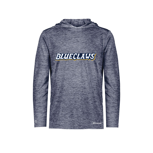 [FOLHCGNV-YS-LOGO3] Decker Youth Charge Hoodie (Youth S, Navy, Logo 3)