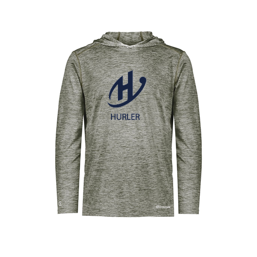 [FOLHCGGY-YS-LOGO2] Decker Youth Charge Hoodie (Youth S, Gray, Logo 2)