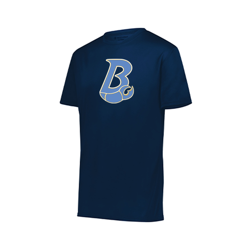 [222818.065.S-LOGO1] Men's Movement Dri Fit Shirt (Adult S, Navy, Logo 1)