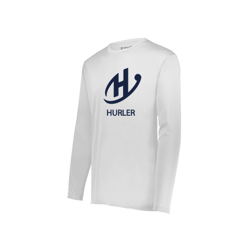 [222822.005.XS-LOGO2] Men's LS Smooth Sport Shirt (Adult XS, White, Logo 2)