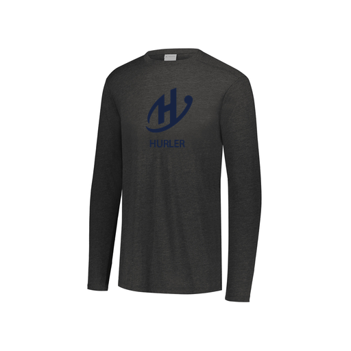 [3076.K94.S-LOGO2] Youth LS Ultra-blend T-Shirt (Youth S, Black, Logo 2)